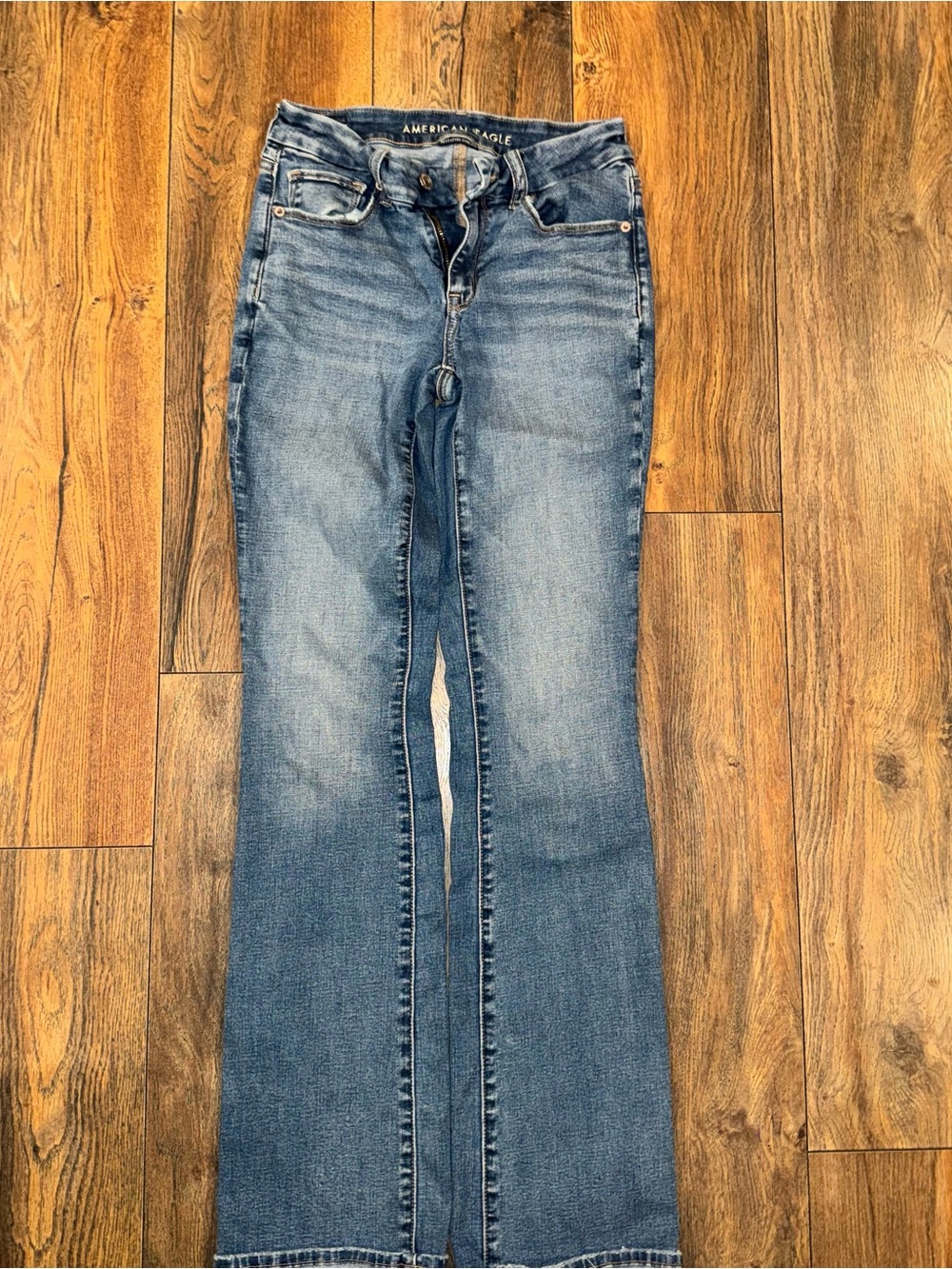 American Eagle Outfitters Medium Blue Flare Jeans